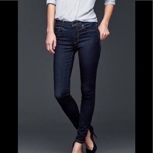 Gap Always Skinny dark wash jeans, size 27r